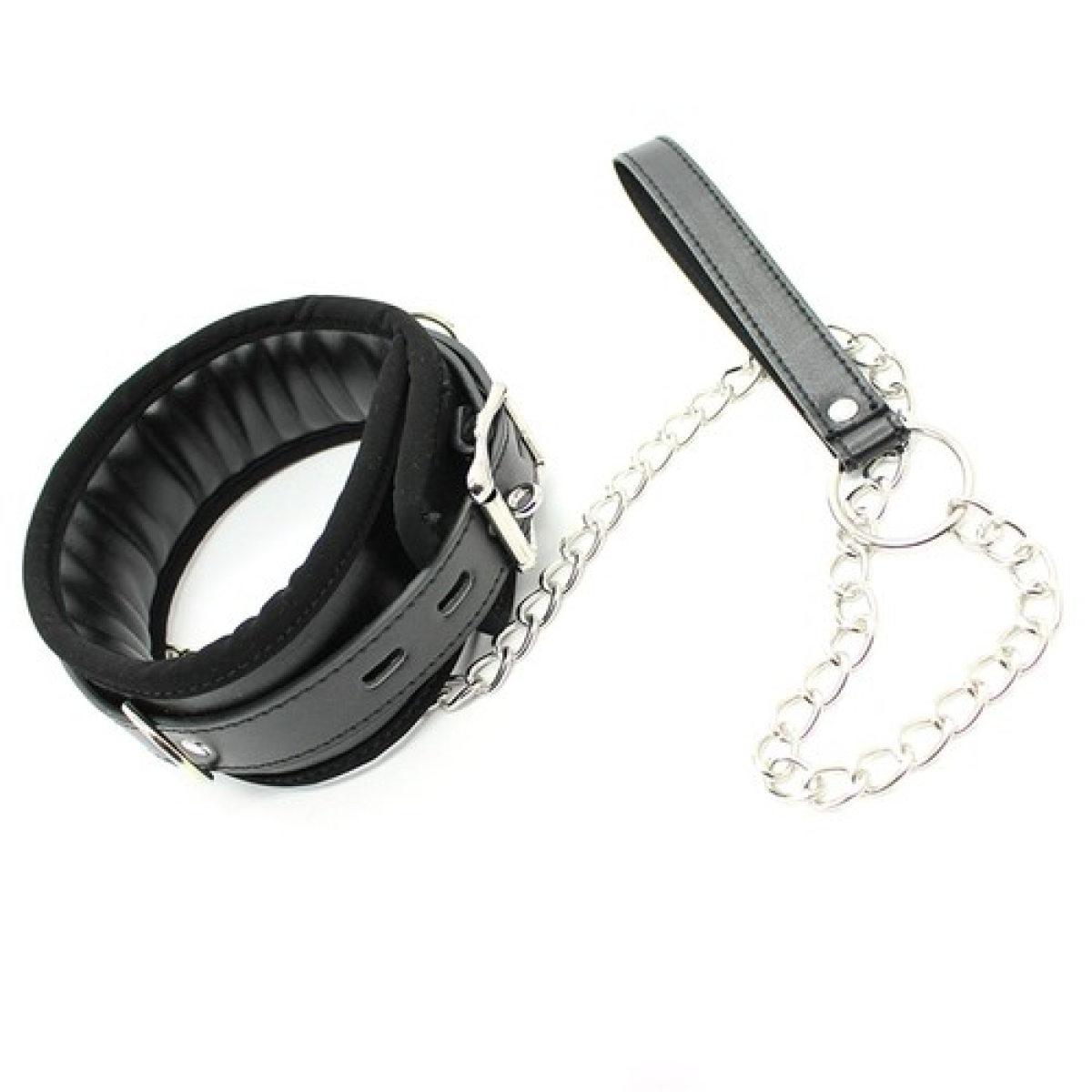 collier laisse confort noir 1