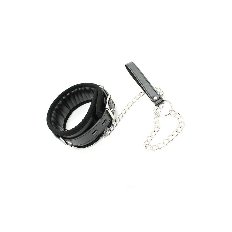 collier laisse confort noir 1