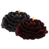 2 bougies sm rose candles noire rouge