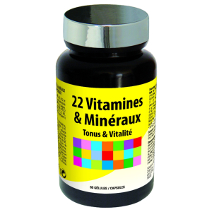 22 vitamines et mineraux 60 gelules