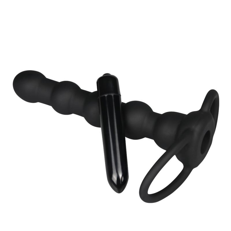 accessoire double penetration vibrant rock balled 15 x 28 cm 3