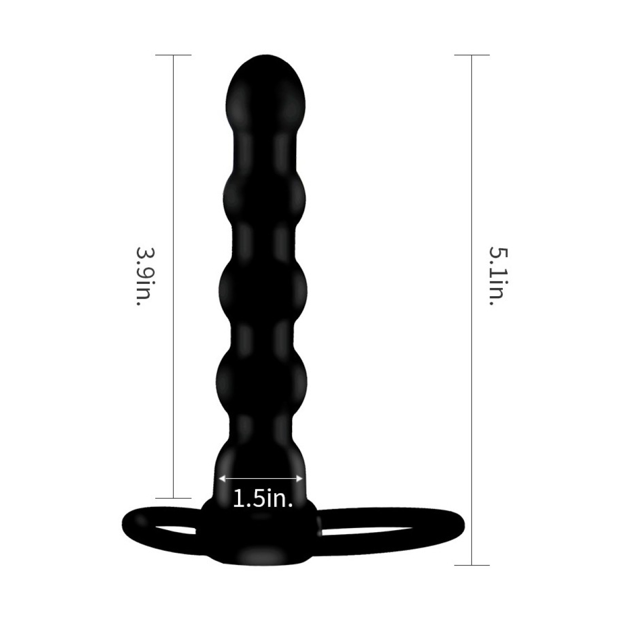 accessoire double penetration vibrant rock balled 15 x 28 cm 4