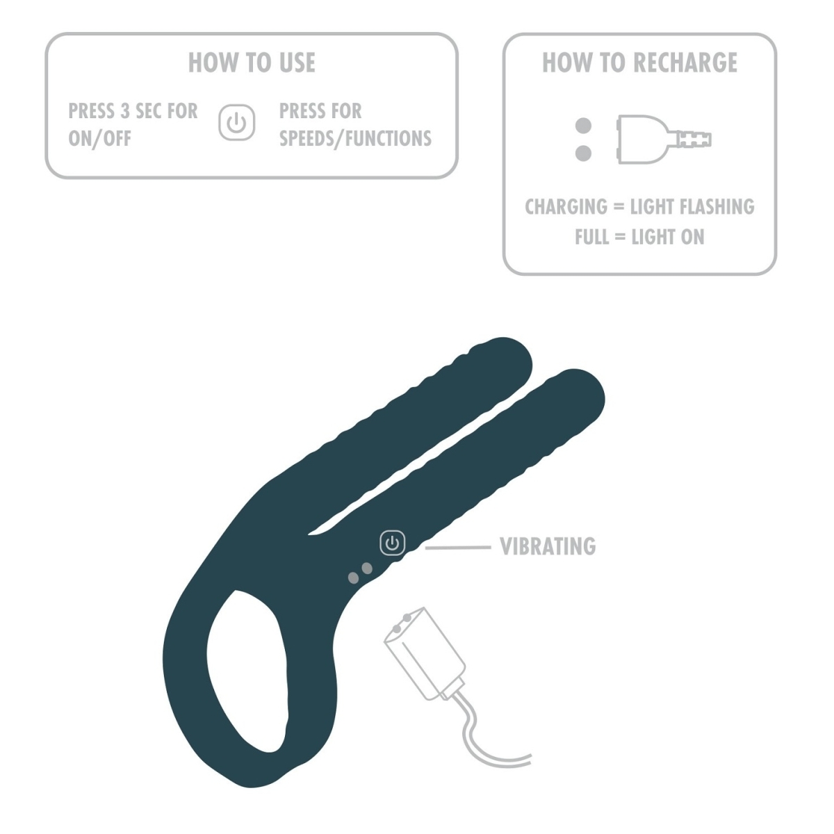 accessoire vibrant multifonction fushion 8 x 35cm 5