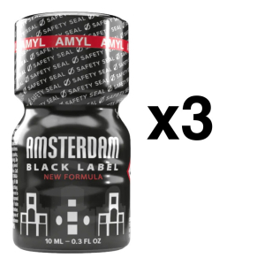 amsterdam black label 10ml x3
