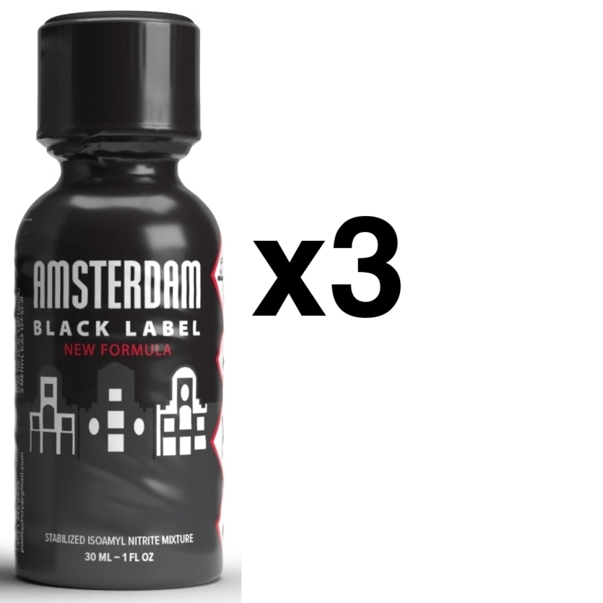 amsterdam black label 30ml x3