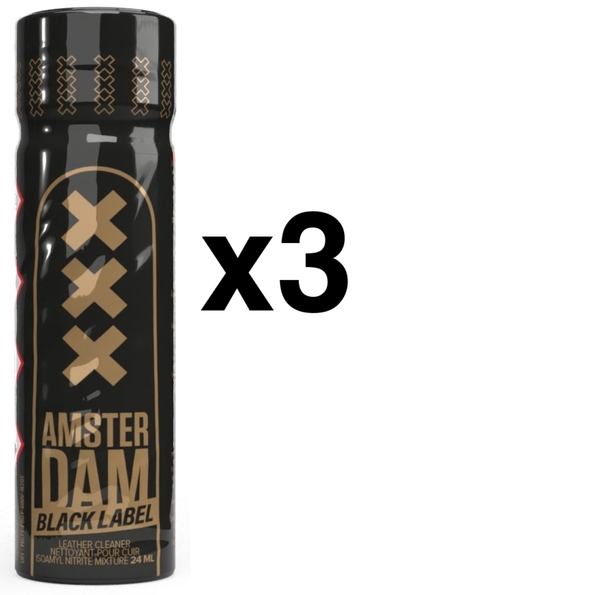 amsterdam xxx black label 24ml x3