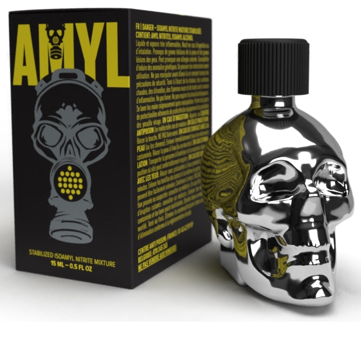 amyl silver skull 15ml x3
