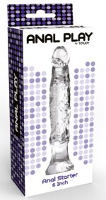 anal starter 6 inch transparent 1