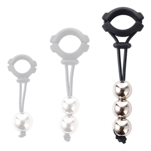 anneau avec boules pendantes cock head ball l poids 520g