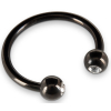 anneau de gland avec strass 28mm noir 4