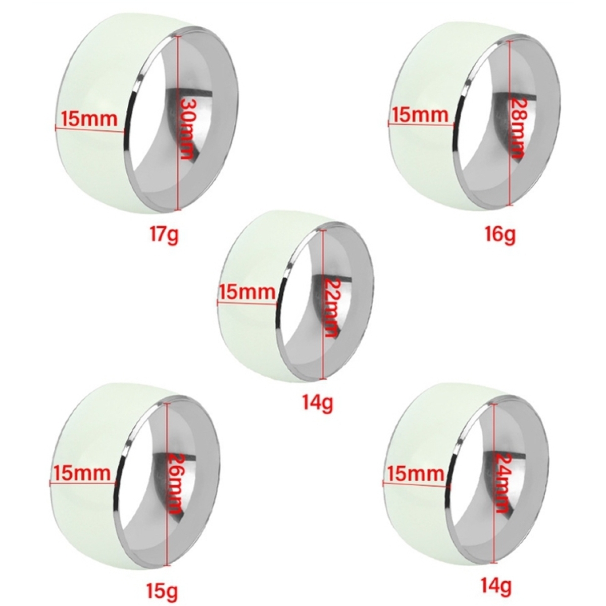 anneau de gland phosphorescent 5