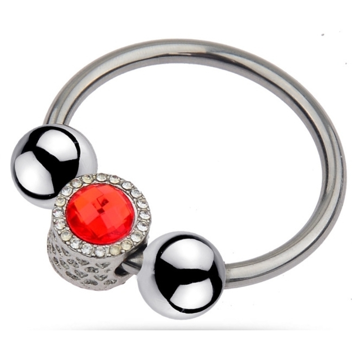 anneau de gland royring bijou rouge