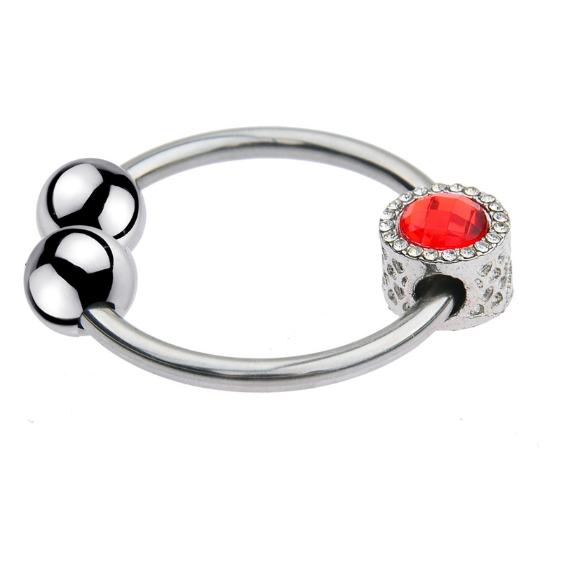 anneau de gland royring bijou rouge 2