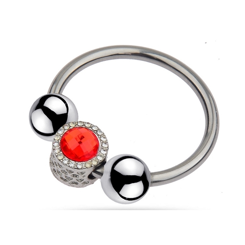 anneau de gland royring bijou rouge