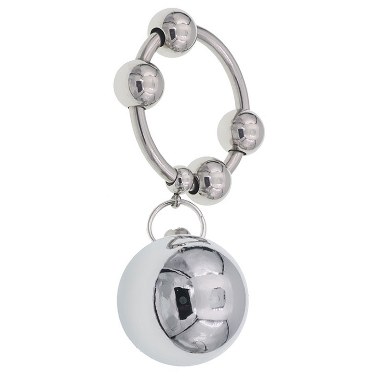 anneau en metal avec 1 boule weight hanger 90g 1