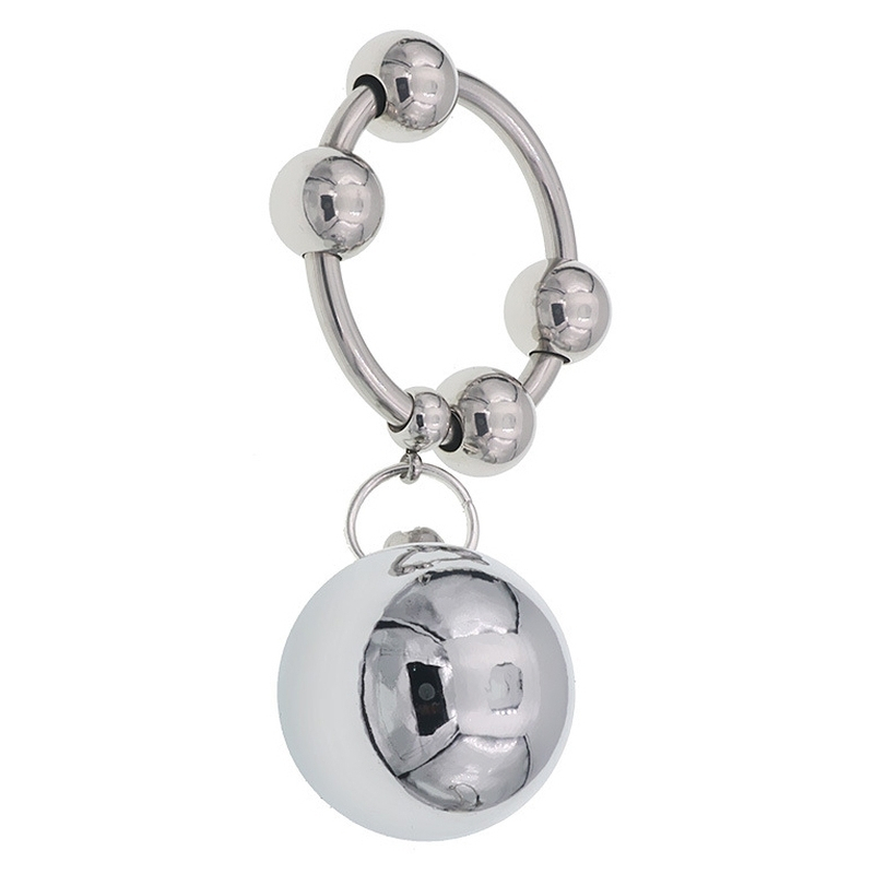 anneau en metal avec 1 boule weight hanger 90g 1