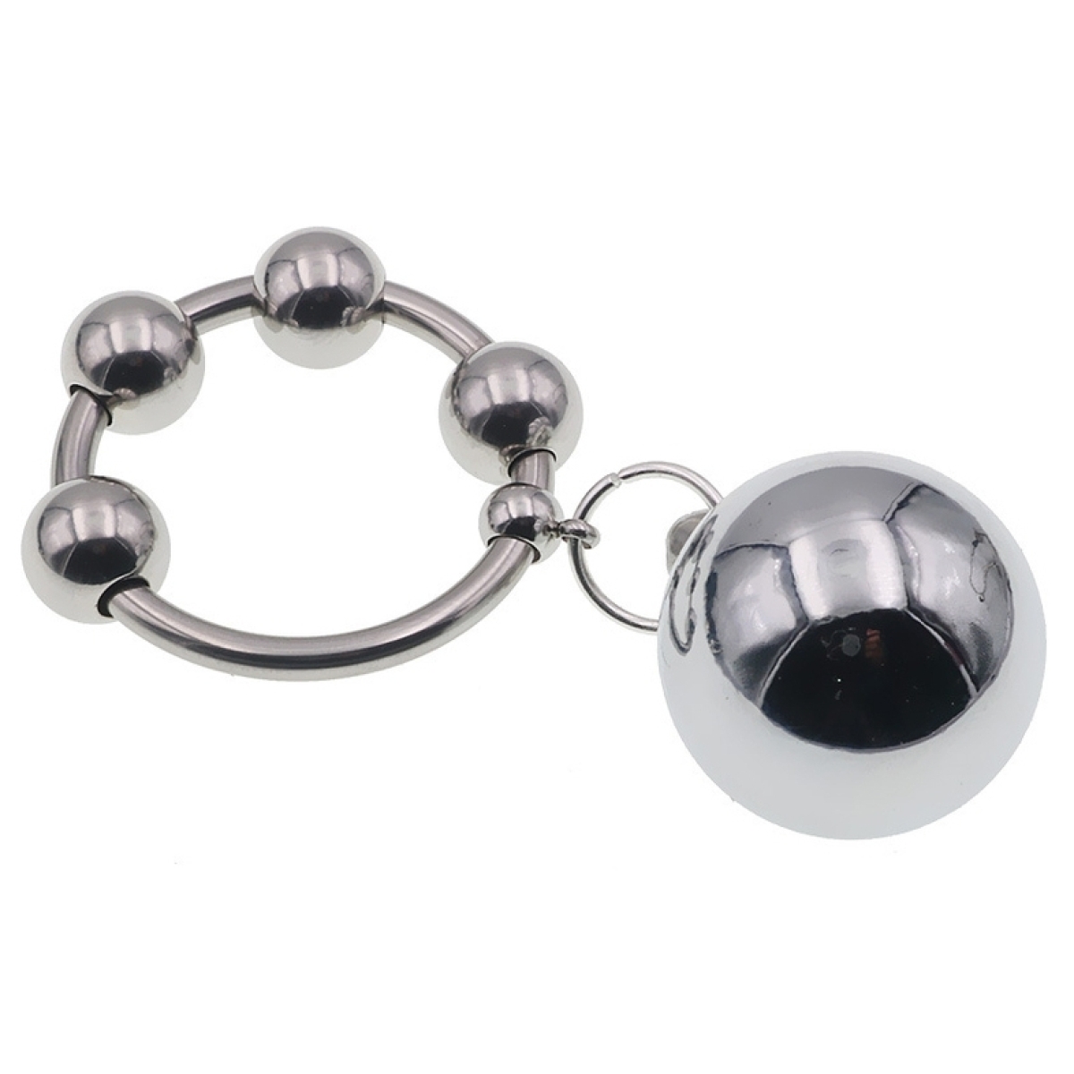 anneau en metal avec 1 boule weight hanger 90g 2