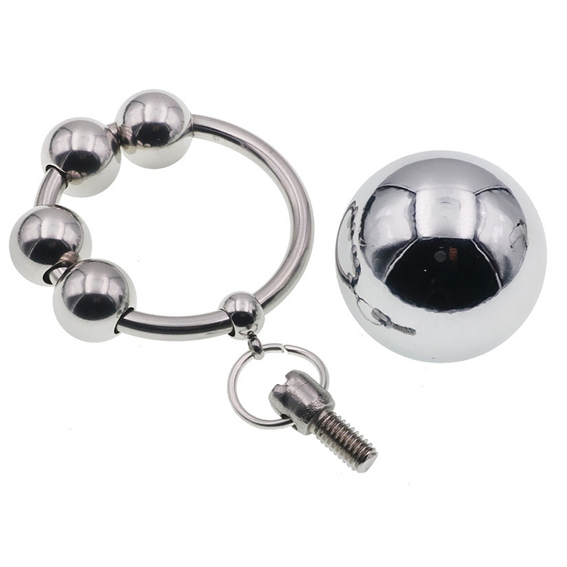 anneau en metal avec 1 boule weight hanger 90g 3