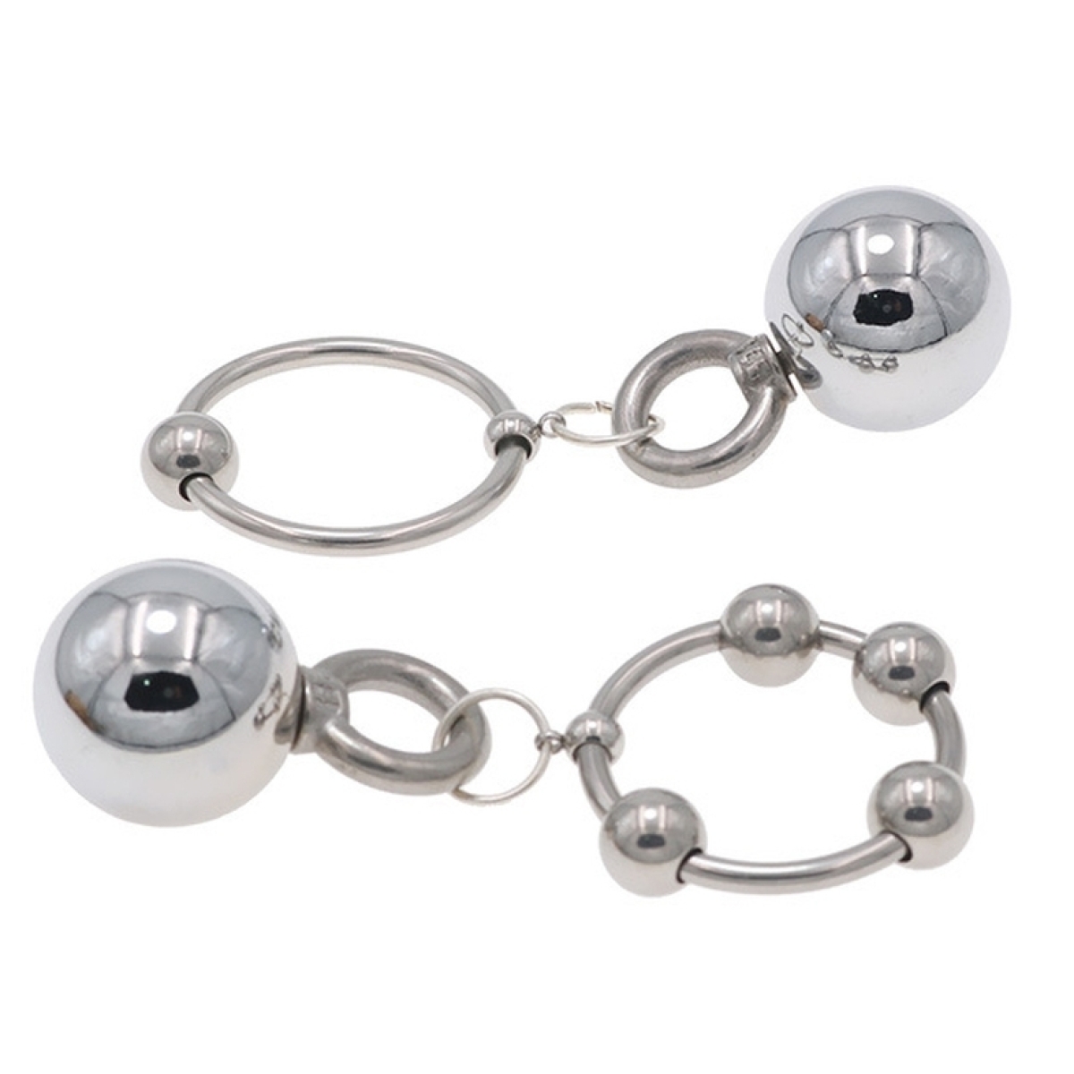 anneau en metal avec 1 boule weight hanger 90g 4