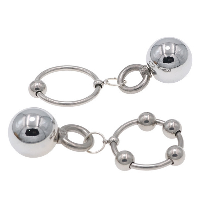 anneau en metal avec 1 boule weight hanger 90g 4