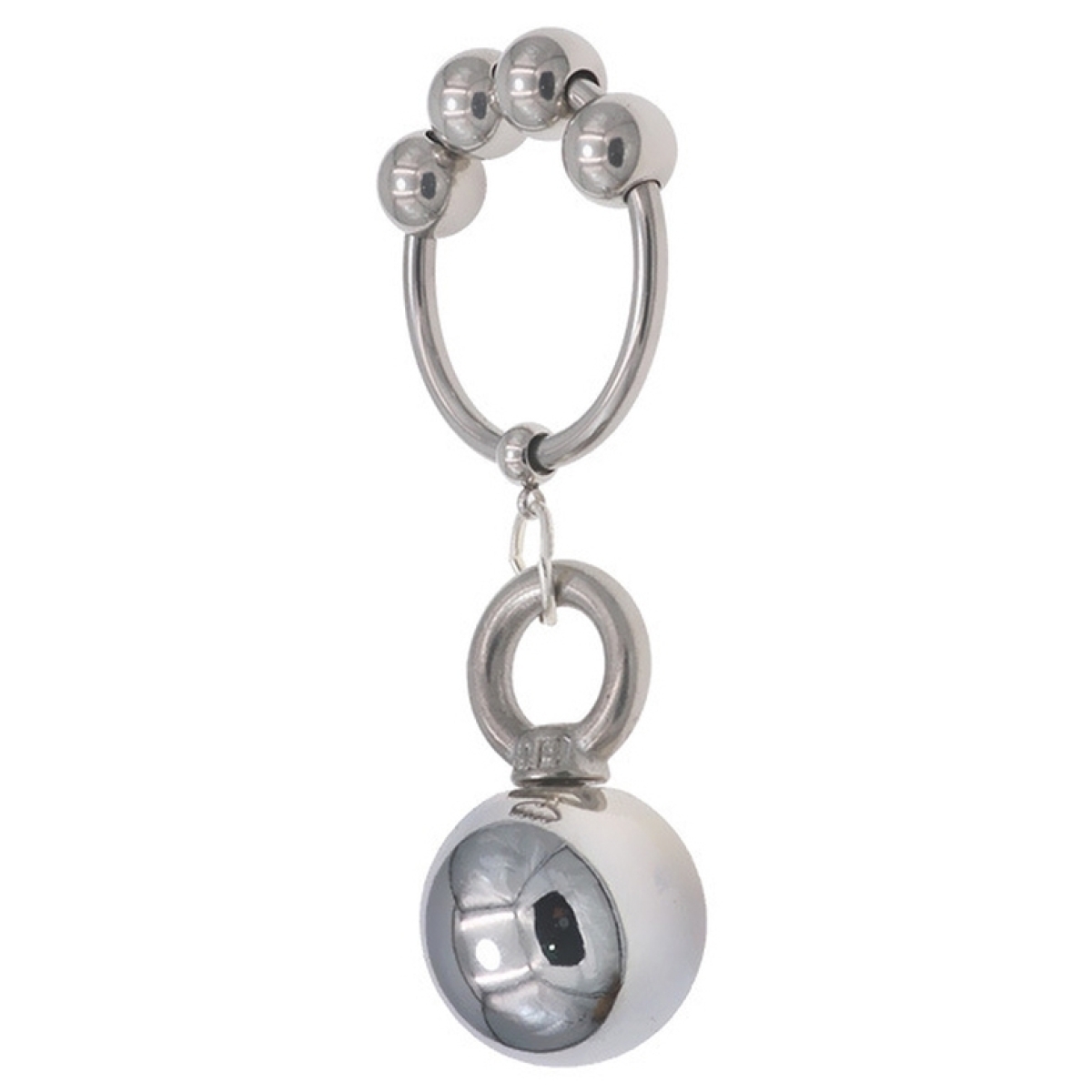 anneau en metal avec 1 boule weight hanger 90g 5