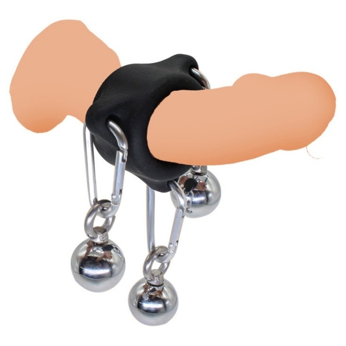 anneau en silicone avec boules 28mm poids 260g