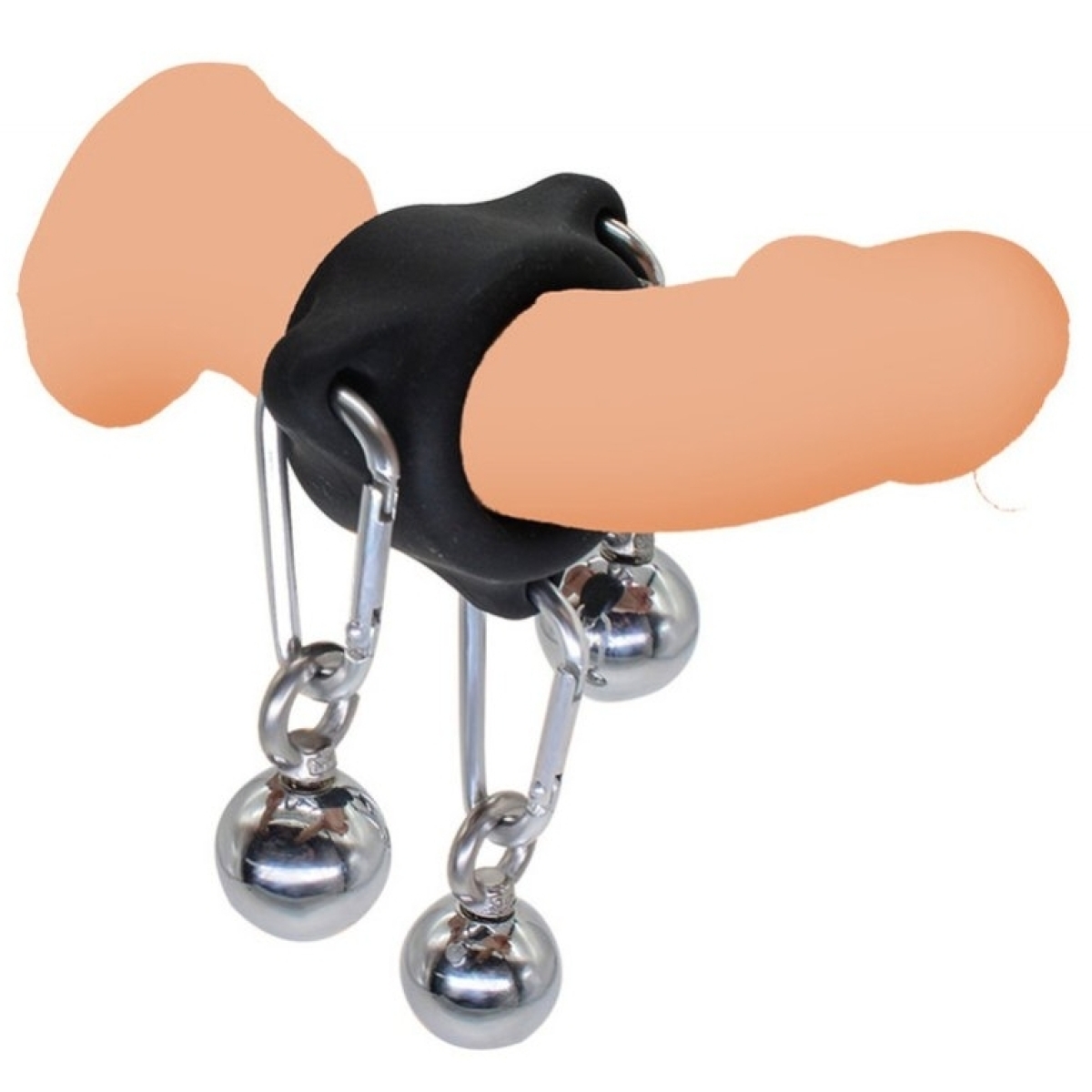 anneau en silicone avec boules 32mm poids 260g