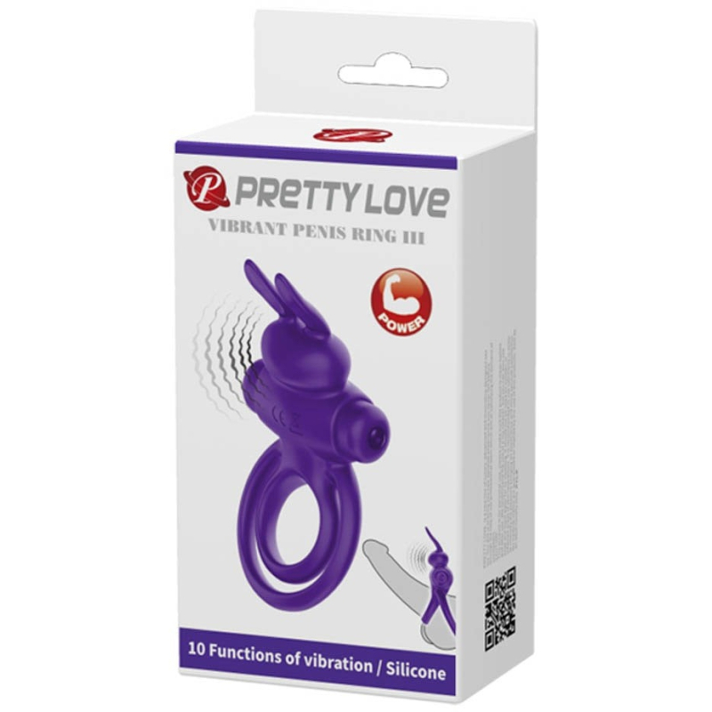 anneau vibrant avec rabbit bunny ring 27mm 1