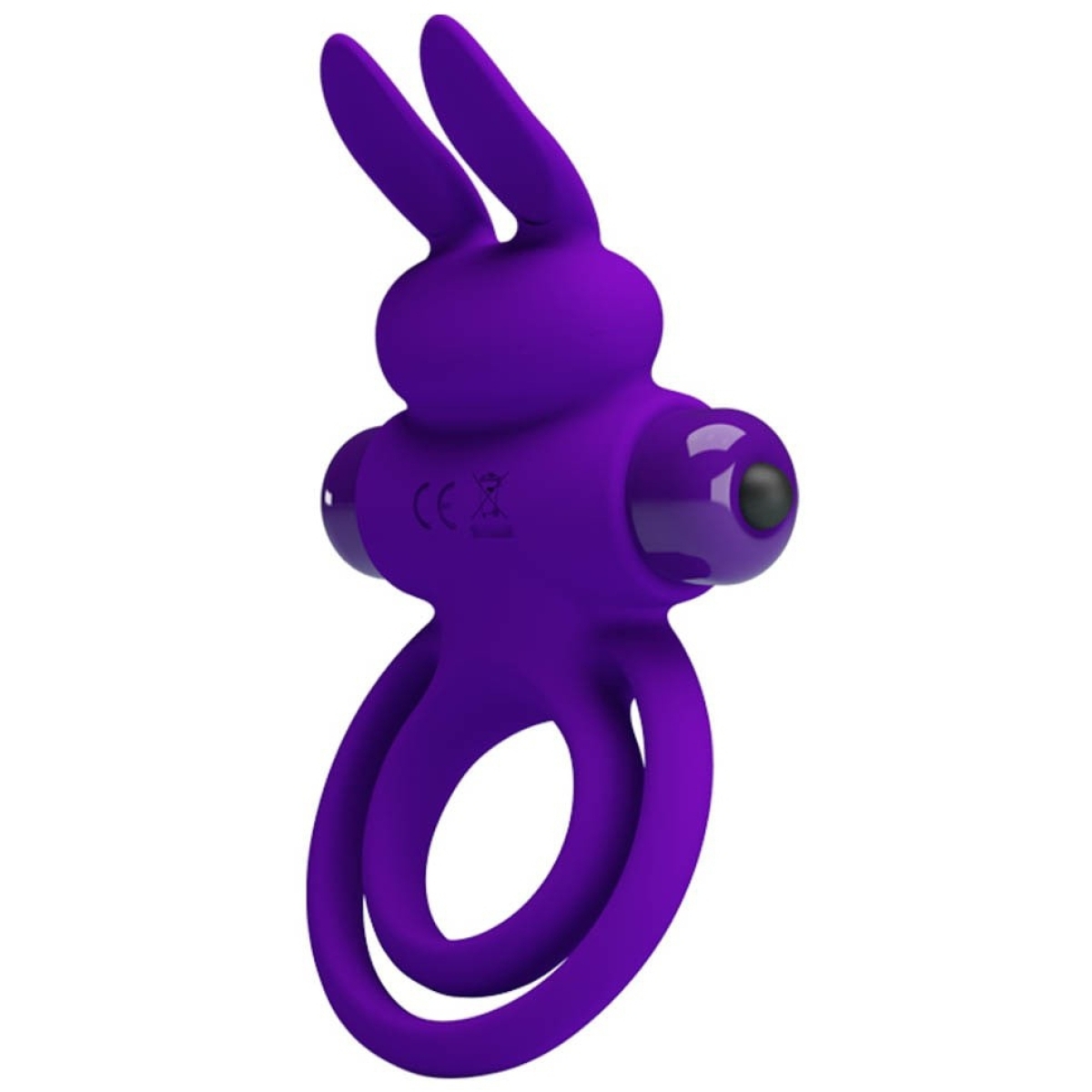 anneau vibrant avec rabbit bunny ring 27mm