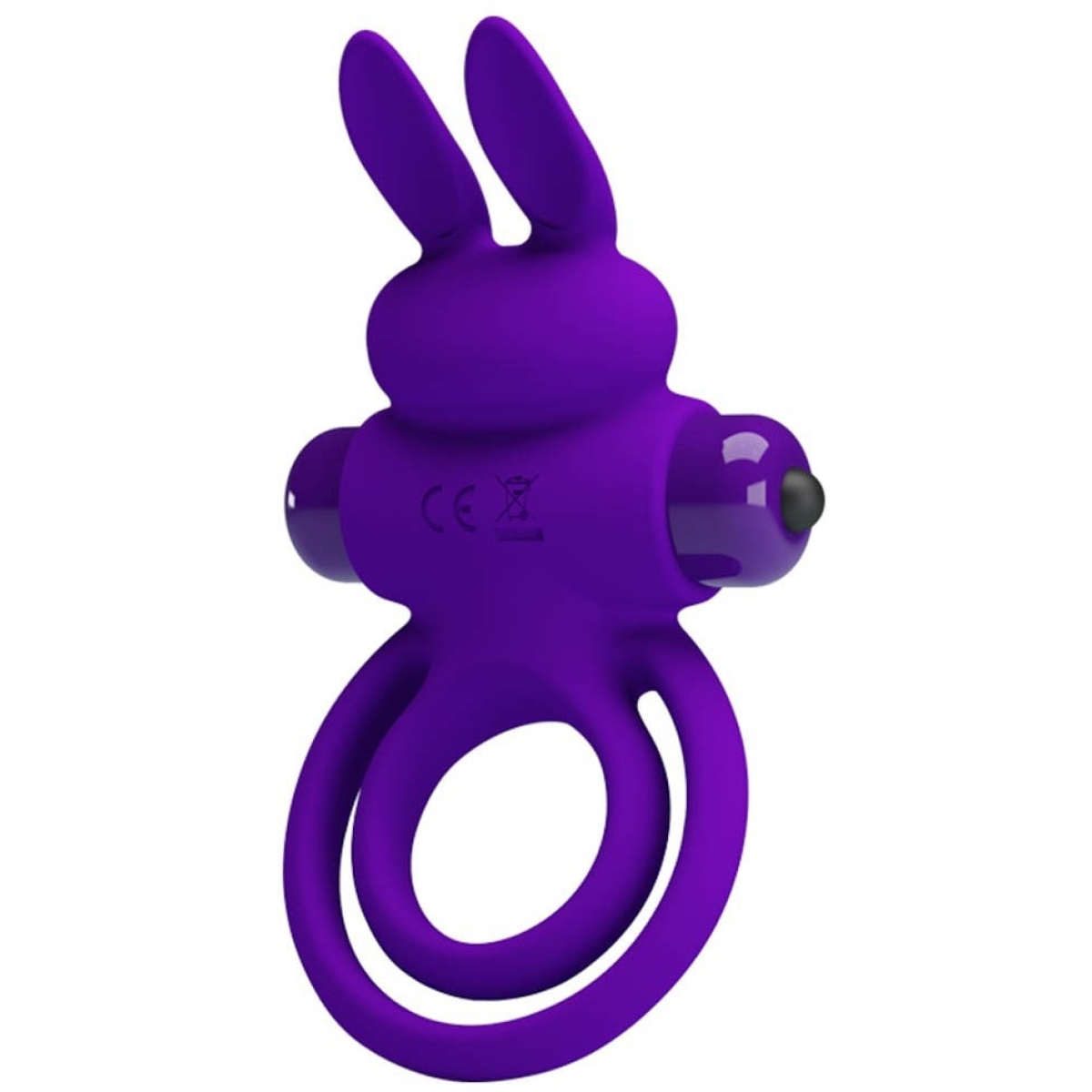 anneau vibrant avec rabbit bunny ring 27mm 2