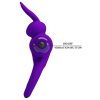 anneau vibrant avec rabbit bunny ring 27mm 3