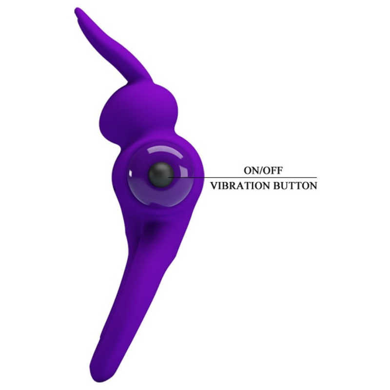 anneau vibrant avec rabbit bunny ring 27mm 3