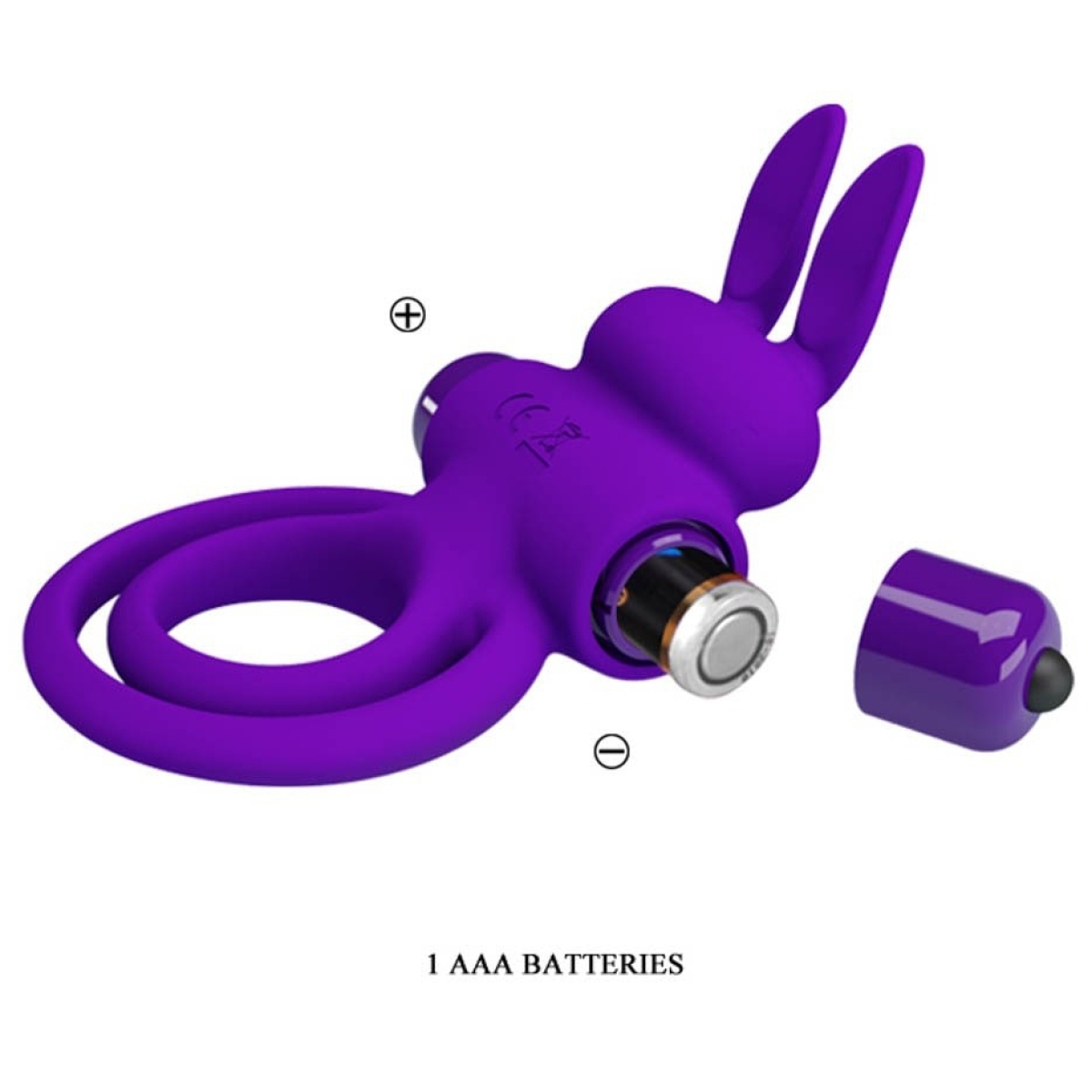 anneau vibrant avec rabbit bunny ring 27mm 4