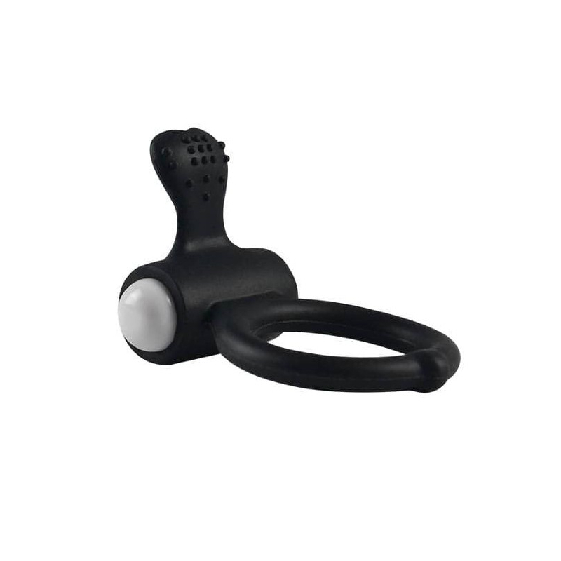 anneau vibrant power clit heart noir 4