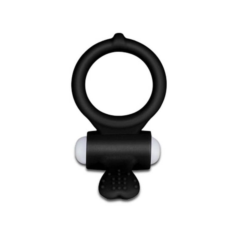 anneau vibrant power clit heart noir