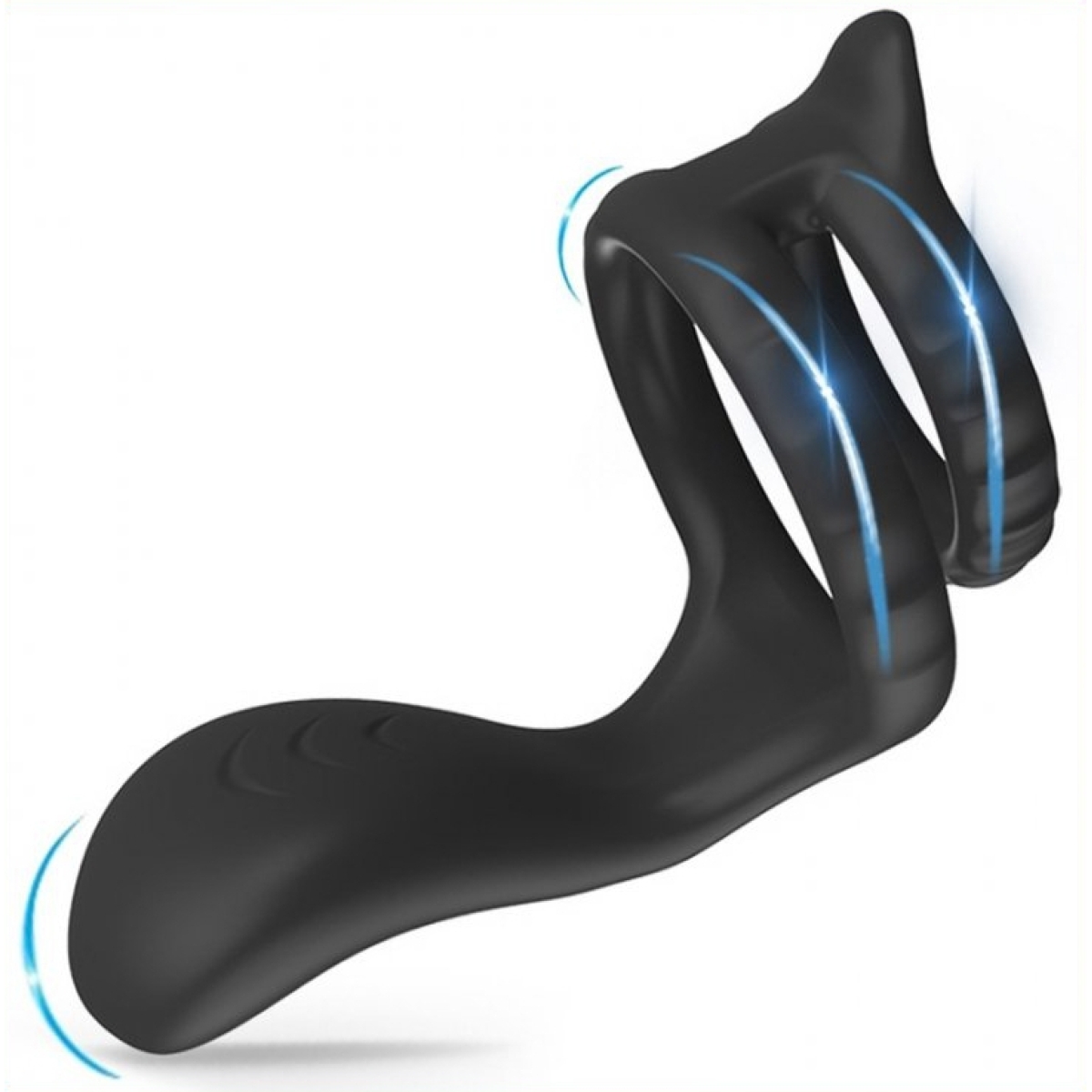 anneaux peniens vibrants dual cock 35mm 4