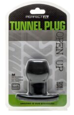 ass tunnel plug silicone medium noir 1