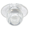 ass tunnel plug silicone transparent extra large 9 x 7 cm 2