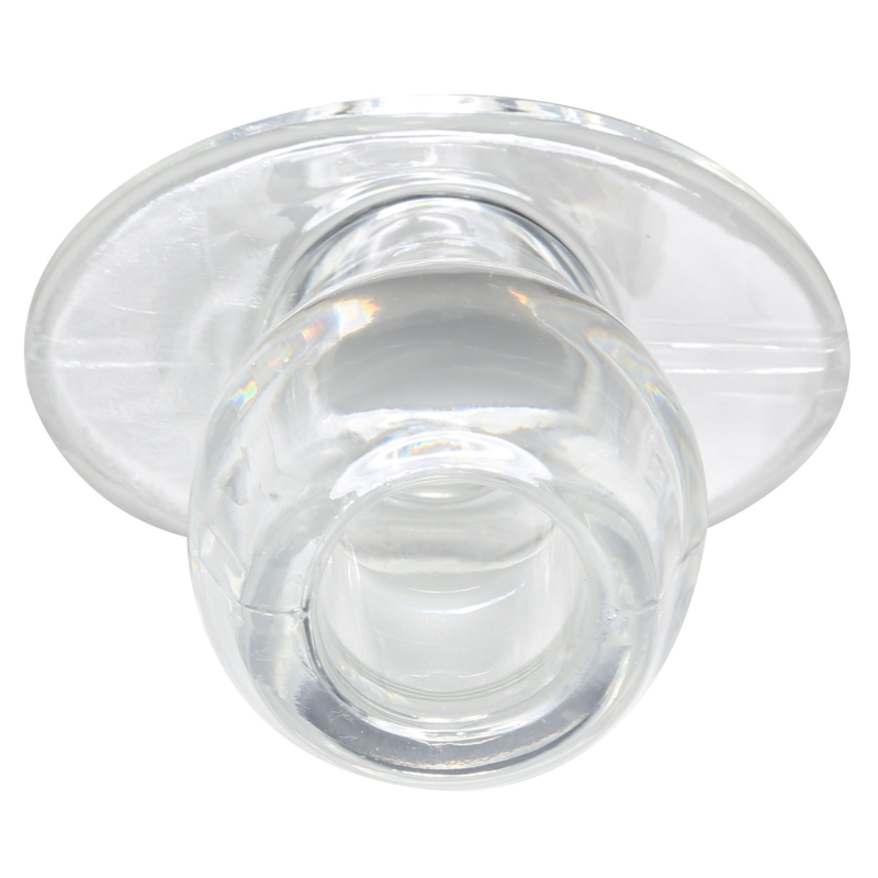 ass tunnel plug silicone transparent extra large 9 x 7 cm 2