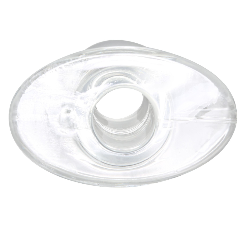 ass tunnel plug silicone transparent extra large 9 x 7 cm 3