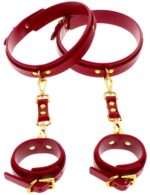 attaches cuisses poignets taboom rouge