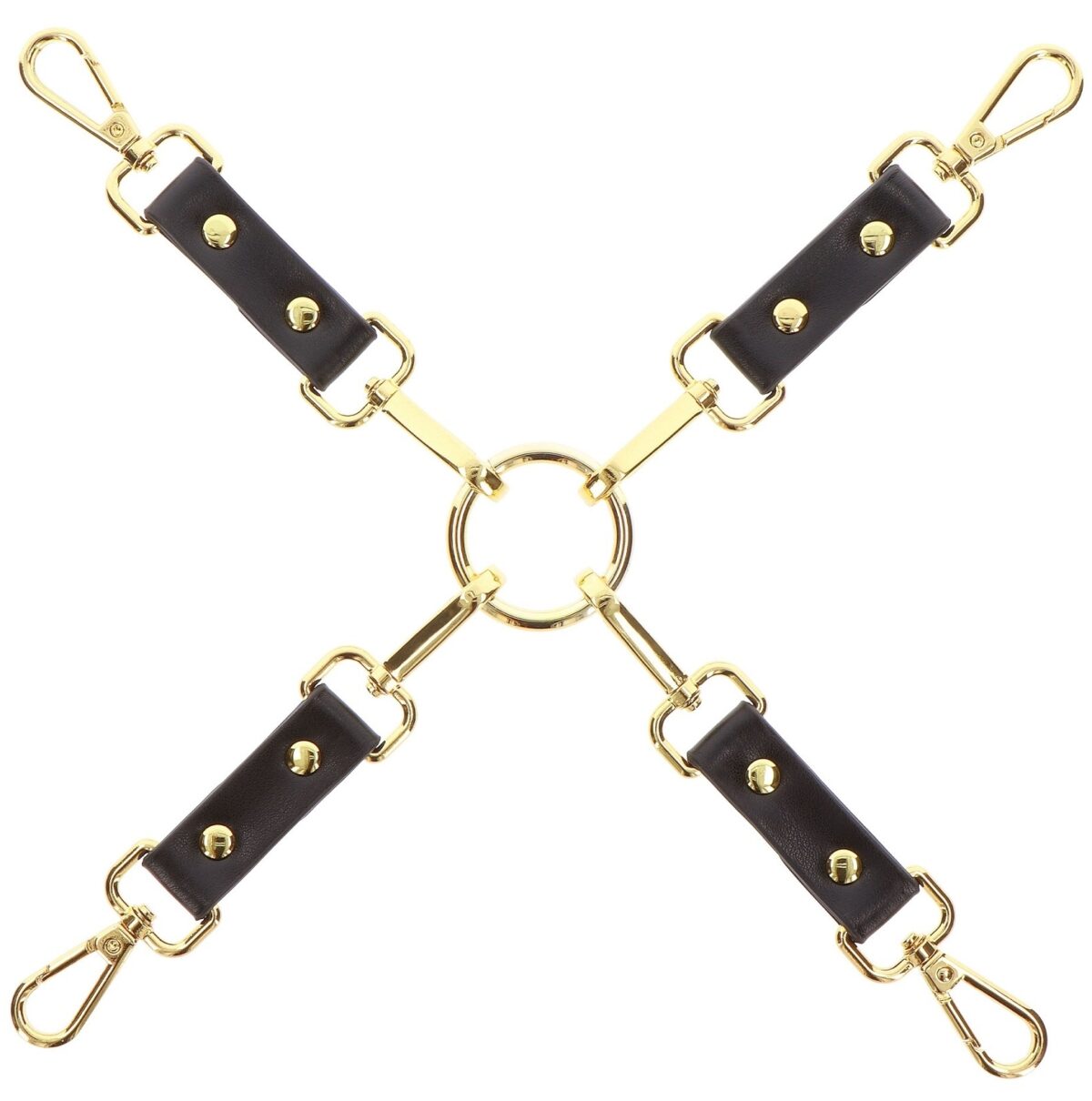 attaches en croix hogtie vogue noires