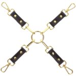 attaches en croix hogtie vogue noires