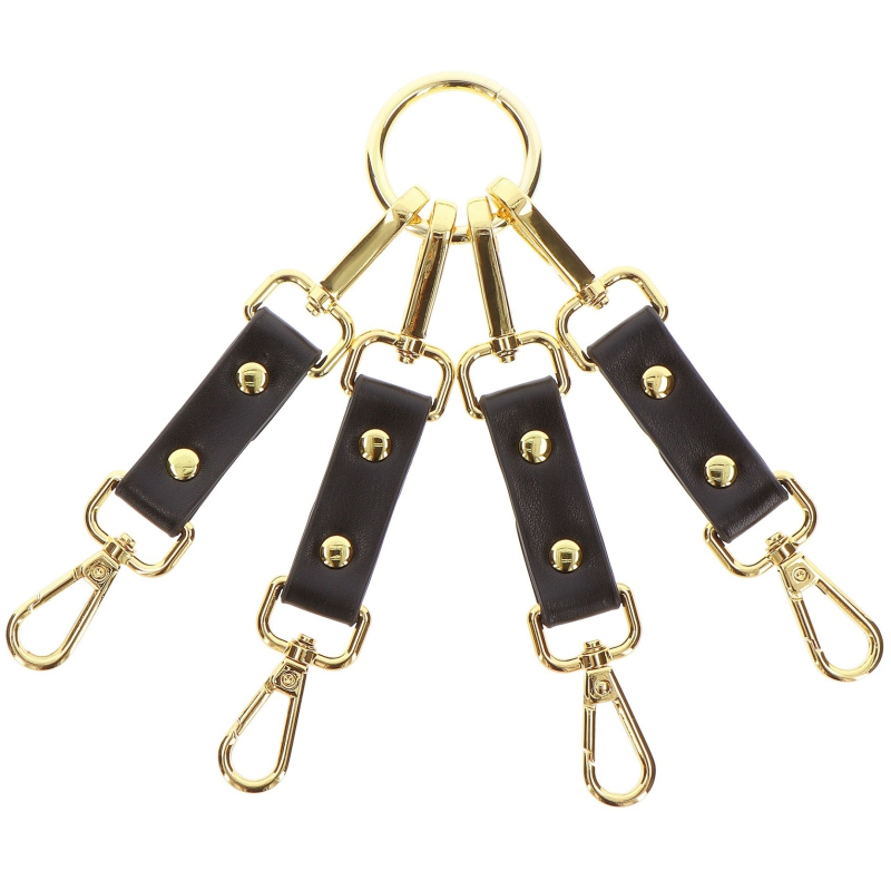 attaches en croix hogtie vogue noires 2
