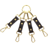 attaches en croix hogtie vogue noires 3