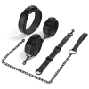 attaches poignets cou neckist noires 1