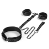 attaches poignets cou neckist noires