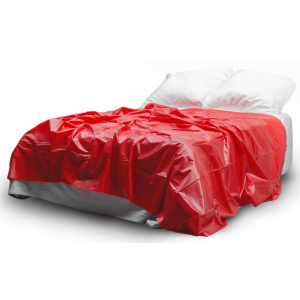 bache en vinyle 180 x 230cm rouge