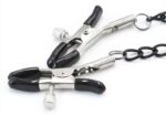 baillon anneau et pince tetons gag nip noir 10