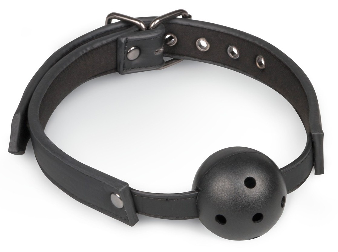 baillon avec boule noire percee